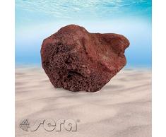 sera 32357 Rock Red Lava L (Stück von 16 bis 23 cm) Lavagestein bzw. Vulkangestein - Naturstein Deko fürs Aquarium