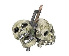 Nobby 28544 Aquarium Dekoration Aqua Ornaments Totenköpfe, 14.5 x 12 x 12.4 cm