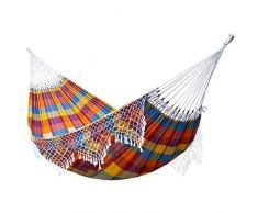 Vivere Original brasilianische, tropische Hängematte - Doppel - Karneval