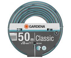 Gardena Classic Schlauch 13 mm (1/2 Zoll), 50 m: Universeller Gartenschlauch aus robustem Kreuzgewebe, 22 bar Berstdruck, druck- und UV-beständig (18010-20)