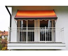 Angerer Exklusiv Klemmmarkise, orange, 250 cm