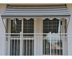 Angerer Klemmmarkise Dralon Nr. 2800, Grau, 200 cm