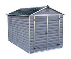 Palram Skylight Shed Gerätehäuser, dunkel grau/anthrazit, 305.5 x 185.5 x 217 cm