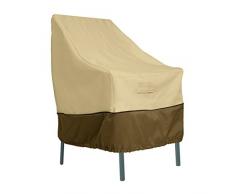 Classic Accessories Veranda Haltbare Möbelabdeckung für Gartenstuhl mit hoher Rückenlehne
