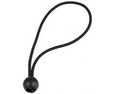 Windhager Expander-Schlaufen, Spanngummi, Gummispanner zum Fixieren von Planen, Pavillons und Banner, Spanner für Sichtschutz, 21cm, 20Stk, 07383, schwarz