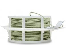 Windhager Rankdraht Pflanzendraht Blumendraht Kletterhilfe Rankhilfe Wickeldraht, guter Halt für Pflanzen, plastifiziert, grün, 50 m, 06213