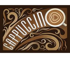 Schatzmix Cappuccino Herz Metal Sign deko Sign Garten Blech