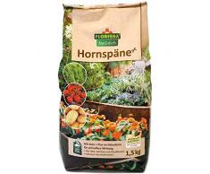 Florissa Natürlich 58698 PLUS | mit Nitroderm für die schnelle Wirkung und Hornspäne für die Langzeitwirkung | mit NATUR im GARTEN und biologisch GÄRTNERN Gütesiegel (1,5 kg), Braun