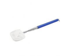 sourcingmap® Blau Teleskop Griff Quadratik Fisch Garnelen Landungsnetz für Betta Aquarium Teich DE