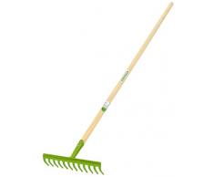 Verdemax 3284 Rechen mit 12 Zähnen, Grün