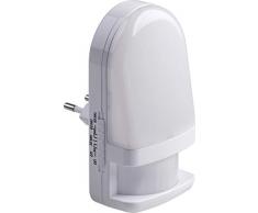 Meister LED-Nachtlicht 0,7 W - Warmweißes Licht - Mit PIR-Bewegungsmelder - Einstellbare Leuchtdauer - Für Kinderzimmer & Schlafzimmer - Stromsparend/Steckdosenlicht/Orientierungslicht / 7420620