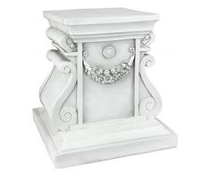 Design Toscano Klassische Statue Gartensockel Basisheber, 30,5 cm