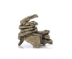 OASE biOrb Gestein Ornament - Aquarium-Deko in Form von Meeres-typischen Stein-Formationen, Zubehör fürs Aquarium-Becken, in Grau