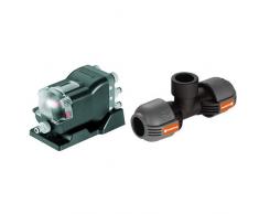 GARDENA Wasserverteiler automatic: 6-Wege-Verteiler, einfache Bedienung, platzsparend, ideal auch für niedrigen Wasserdruck, Gewinde 3/4 Außengewinde & Sprinklersystem T-Stück mit Gewinde