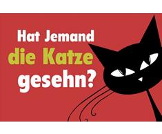 Schatzmix Hat Jemand die Katze gesehn? Metal Sign deko Schild Blech Garten Comic Kater lustig