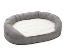 Karlie Hundebett Ortho Bed Oval, grau, 118 x 72 x 24 cm