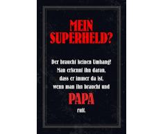 Schatzmix Mein Superheld?.Papa…Metal Sign deko Schild Blech Garten