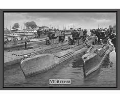 Schatzmix Russisches U-Boot kriegschiff Metal Sign deko Sign Garten Blech