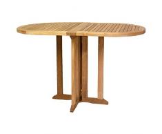 Ploß Outdoor furniture Vancouver Balkontisch, Eco Teak Natur, 120 x 70 x 75 cm