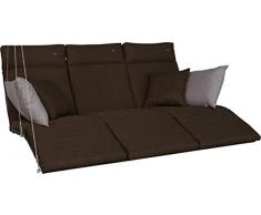 Angerer Relax Schaukelauflage Auflage für Hollywoodschaukel, braun