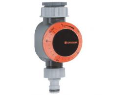 Gardena Bewässerungsuhr: Automatische Zeitschaltuhr für Wasserhähne 26.5 mm (G 3/4) oder 33.3 mm (G1), flexible Bewässerungsdauer (5-120 min), leichtes Anschließen dank Schnellstecksystem (1169-20)