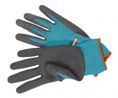 Gardena Garten- und Bodenhandschuh: Gartenhandschuhe für grobe Garten- und Bodenarbeiten, Größe 8/M, atmungsaktiv, wasserresistent dank Latexbeschichtung, optimaler Grip und Schutz (206-20)