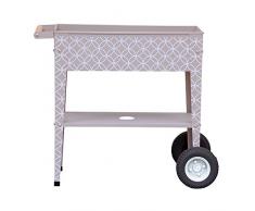 Herstera 08928403 Hochbeet Barcelona Taupe 35 x 75 x 80 cm