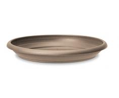 Scheurich Untersetzer aus Kunststoff, Living Taupe, 33 cm Durchmesser, 5,0 cm hoch