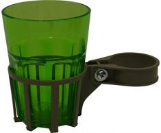Angerer Getränkehalter für Hollywoodschaukel champagner, inkl. Becher grün, 972/0001
