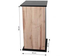 sera 32396 Unterschrank 80 cm mit Tür Cherry für Scaper Cube Aquarium