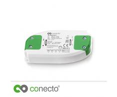 conecto LED Netzteil Transformator - 12 Volt LED-Trafo für LED Leuchtmittel und Lampen 8 Watt