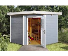 weka Gartenhaus 229 Gr.2, grau, 21 mm