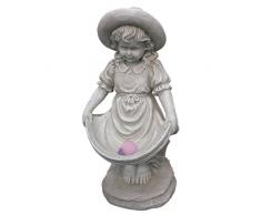 Design Toscano Statue Sophie in her Sundress Mädchen mit Kleid, 26,7 x 26,7 x 53,3 cm