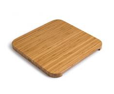 höfats - CUBE Auflagebrett - macht den CUBE zum Hocker, Beistelltisch oder als Servierbrett nutzbar - lackiert - massiver Bambus - Zubehör für CUBE Feuerkorb