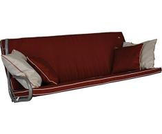 Angerer 42023/182 Royal Style Schaukelauflage Style, Terracotta, 3-Sitzer