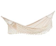 AMAZONAS Edle Premium Jacquard Hängematte in Übergröße Rio 250x160 cm bis 200 kg in Weiß