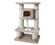 Kerbl 81513 Kratzbaum Gentle Giant, 77 x 50 x 135 cm, beige
