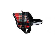 Karlie Teeny Weeny Geschirr Scotland, 15 mm x 26-35 cm, rot Kariert