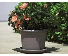 Euro3Plast 1980.G9 Pflanzkübel Geo, 50 cm, taupe