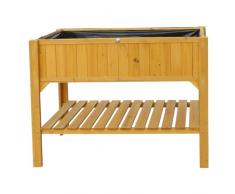 Habau 2854 Hochbeet mit Ablage, 119 x 57 x 90 cm
