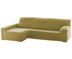 Dam Sofa Überwurf Chaise Longue 240 cm. links Frontalsicht - Fb. 01-beige