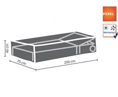 Perel Garden OCSL Schutzhülle Für Sonnenliege, Anthrazit, 200 x 75 x 40 cm