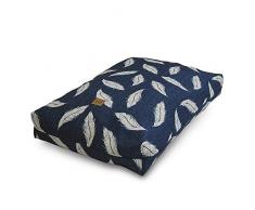 Danish Design Eco-Wellness Federbettdecke, groß, 87 x 138 cm, Marineblau/Steingrau