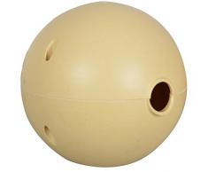 Esschert Design Vogeltopf aus Bambusfasern, rund, 18 x 17,5 x 18 cm, Gartendekoration, Vogelhäuschen, Vogelfutterstation