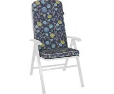 Angerer Stuhlauflage, Exklusiv Sesselpolster hoch Design Riva, grau, 120x50x7 cm, 1024/095