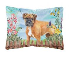 Carolines Treasures CK1202PW1216 German Boxer Spring Canvas Stoff Outdoor Dekokissen