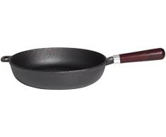 Gusseisenkuss Bratpfanne aus Gusseisen, Schwarz, Ø 28 cm