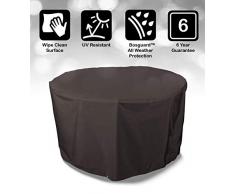 Bosmere Storm Black runde Schutzhülle für Gartentisch 4 Personen