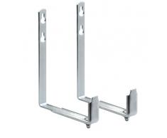 Alba Krapf Blumenkastenhalter Satz verz. Blumenkasten-Wandhalter (1V), Silber