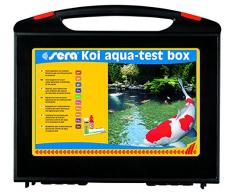 sera 07715 KOI Aqua-Test Box (+Cu), Koffer, Wasser testen für Fortgeschrittene pH, GH, KH, NH3/NH4, NO2,NO3, PO4, Fe und Cu - schnell, genau, professionell